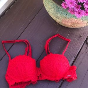 Pink Victoria’s Secret Date Push-up Bra